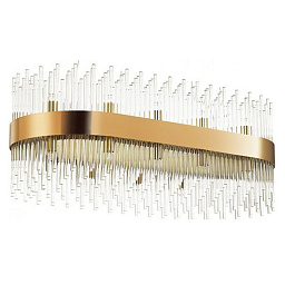 4722/24 Odeon Light Focco подвесной светильник с хрустальными подвесами и бронзовым корпусом