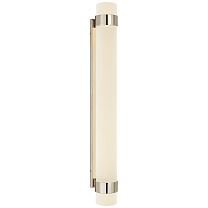 Barton Large Bath Sconce полированный никель с гравированным кристаллом