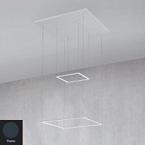 SOSPENSIONE DIRETTA+INDIRETTA 32,5W  220V 2700K TITANIO