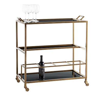 4395 Jak Bar Cart Arteriors барная тележка