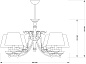 Люстра Kutek Classic Casamia Lampshade CAS-ZW-6(PA) — фото 2