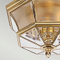 Потолочный уличный светильник Newbury Quoizel QZ-NEWBURY-F-PB лакированная полированная латунь — фото 2