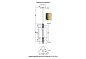 Светильник подвесной Crystal Lux AMARILLO SP12W LED BRASS — фото 3