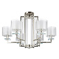 Люстра Crystal Lux NICOLAS SP-PL6 NICKEL/WHITE — фото 1