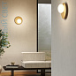05601OLDHXXBB Elesi luce Bianca AP PL 22 LED IP20 небольшой круглый дизайнерский настенный и потолочный светильник золотой — фото 1