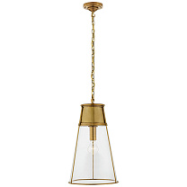 Robinson Large Pendant полированная старая латунь с прозрачным стеклом