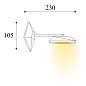 Уличный настенный светильник Aura Moretti Luce 3541 — фото 7