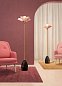 Торшер Blossom Lladro, на деревянном основании 01024356 — фото 1