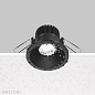 Zoom Maytoni встраиваемый светильник DL034-01-06W4K-B черный