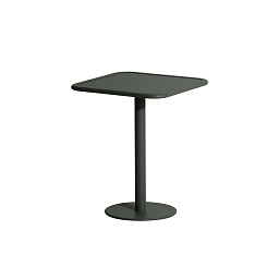 M0742618 La Petite Friture WEEK-END Круглый стол кафе садовый металлический зеленый