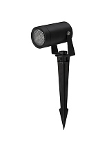Dark Anthracite Aluminium & Clear Glass Honeycomb Antiglare Diffuser LED GU10 1x10 Watt 220-240 Volt Bulb Excluded IP54 D: 5.5 W: 9.5 H: 30 cm