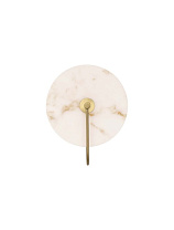 Brass Gold Steel, Aluminium & Imitated Alabaster LED 6 Watt 220-240 Volt 417Lm IP20 3000K L:25 W:12 H:31 cm