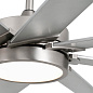 33554A Faro CENTURY LED Matt nickel ceiling fan with DC motor люстра-вентилятор атласный никель