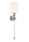 Бра Crystal Lux MIRABELLA AP1 CHROME/WHITE — фото 3