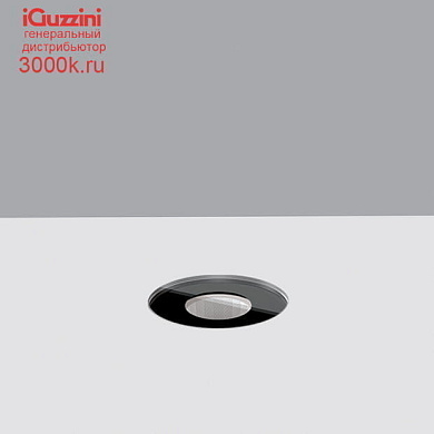 ES59 Light Up iGuzzini Floor-recessed Orbit luminaire D=74mm - Flush-mounted all glass cover - Warm White LED - Flood optic