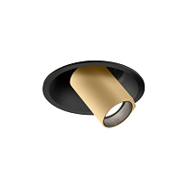 BLIEK ROUND petit 1.0 Loxone, черный матовый + шампань, 2700 K