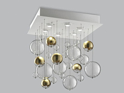 Bolero 60x60 Потолочный светильник из дутого стекла Metal Lux