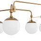 Люстра Arteriors Utica, античная латунь и матовое стекло — фото 3