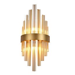Бра Favourite Marquis 4263-1W — золотое бра с янтарным матовым стеклом под G9