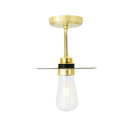 MLBWL100 Mullan Lighting Kwaga подвесной светильник с плоским металлическим диском и открытой лампой