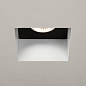 1248005 Trimless Square Astro lighting квадратный встраиваемый светильник матовый белый / матовый чёрный — фото 1