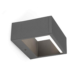 74450 Faro Barcelona ALP уличный настенный светильник темно-серый угловой LED