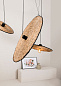 68590-70 Faro COSTAS Black/rattan pendant lamp ø1000 потолочный светильник матовый черный — фото 3