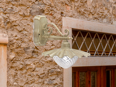 Cuore Уличная настенная лампа из муранского стекла Siru