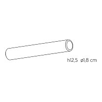 Leda AC293O2INT, планка длиной 12,5 см, золотистый