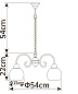 Подвесная люстра Arte Lamp MARGO A9316LM-5AB — фото 4