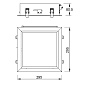9093 Mantra Blue Sky встраиваемый светильник 16W 1280lm 4200K — фото 10