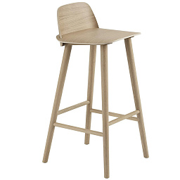 32061 Muuto Nerd барный стул дуб высота 75 см