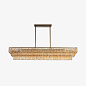 Потолочный светильник Villanova 2 Rectangular Chandelier Bella Figura CL456-RECT — фото 1
