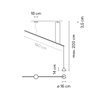 North,Pendant White 2700K,1-10V PUSH