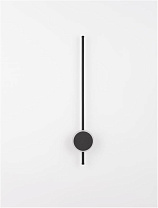 Sandy Black Aluminium & Acrylic LED 22 Watt 220-240 Volt 1560Lm 3000K IP20 D: 13.6 W: 6.5 H: 80 cm