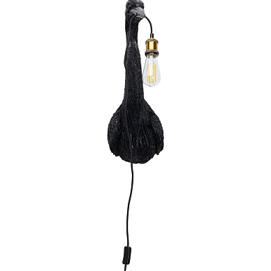 53419 Настенный светильник Animal Heron Black 26x62cm Kare Design