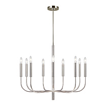 Brianna Medium Chandelier полированный никель без опций