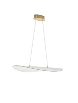 Triac Dimmable Gold Aluminium & Acrylic LED 32 Watt 220-240 Volt 2156Lm 3000K IP20 L: 95 W: 56 H: 150 cm