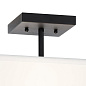 Shailene 14" 3 Light Square Semi Flush Black потолочный светильник 43691BK Kichler