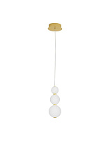 Gold Metal & Opal Glass LED 11 Watt 220-240 Volt 963Lm 3000K IP20 D: 10 H: 150 cm