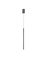 Pearl Black Aluminium LED 4 Watt 220-240Volt 100Lm IP20 2700-3000-4000K CCT by Dip Switch D:7 H:250 cm
