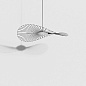 L0840103 VERTIGO Petite Friture Подвесной светильник геометрический сферический малый черно-белый — фото 2