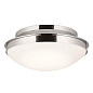 Bretta 17.75" 3 Light Flush Mount Polished Nickel  потолочный светильник 52545PN Kichler