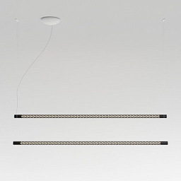 Rotaliana Squiggle H11 люстра с двумя элементами матовый чёрный 1SQH011062ZL0