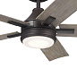 52" Tide 5 Blade LED Outdoor Ceiling Fan Olde Bronze  уличная люстра-вентилятор 310075OZ Kichler — фото 8