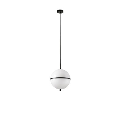 Подвесной светильник Faro Barcelona Dome S Ø23 см, черный, E27