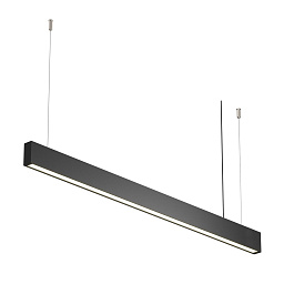 P051PL-36W2.7-6K-B Maytoni BASIS подвесной линейный светильник черный вытянутой формы
