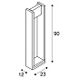 1003001 SLV QUAD POLE FL 3000K anthracite уличный стоечный светильник — фото 14