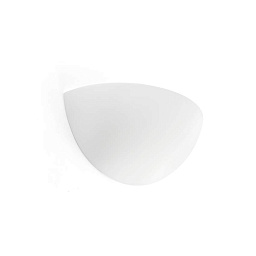 63285 Faro Barcelona SNOW настенный светильник белый полукруглый