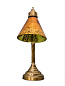 Vintage Orange Mirror Table Lamp настольная лампа FOS Lighting Telephone-OrangeMirrorCone-TL1